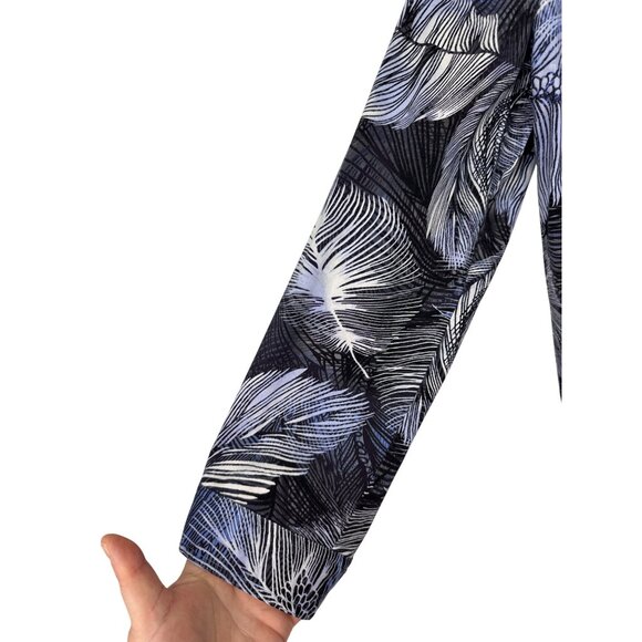 Chico's Long Sleeve Mandarin Collar Button Front Jacket Women's Size 3 US XL - Picture 4 of 11